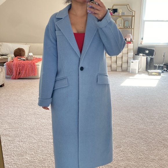 Make wool long coat. S-M - Picture 12 of 16
